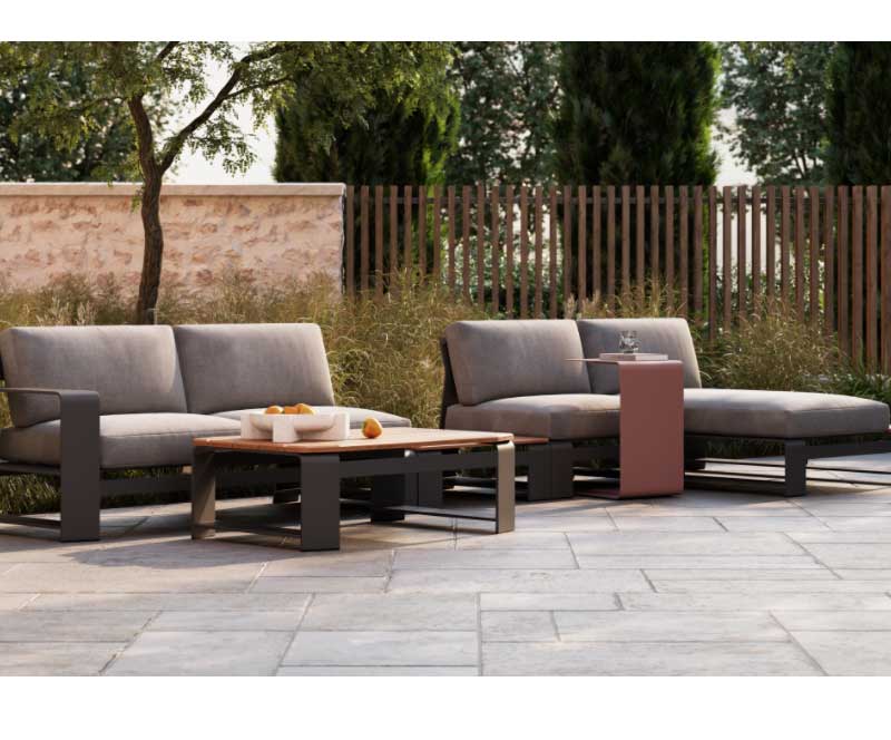 Gather Sectional w/NexTeak Accent by Woodard - Image 2